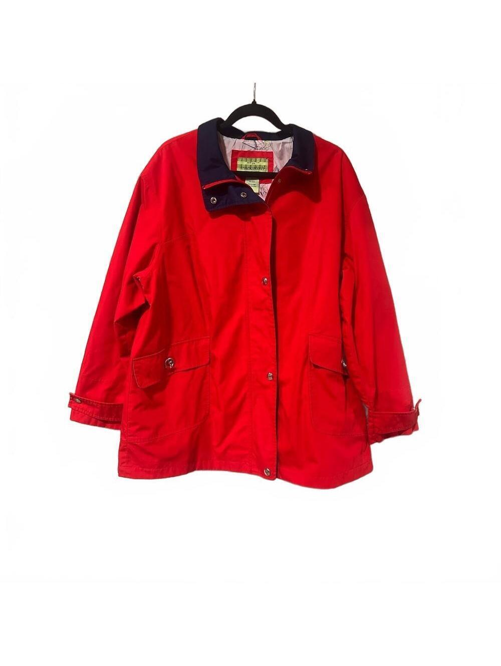 Vintage Mackintosh windbreaker peacoat with sailboat lining